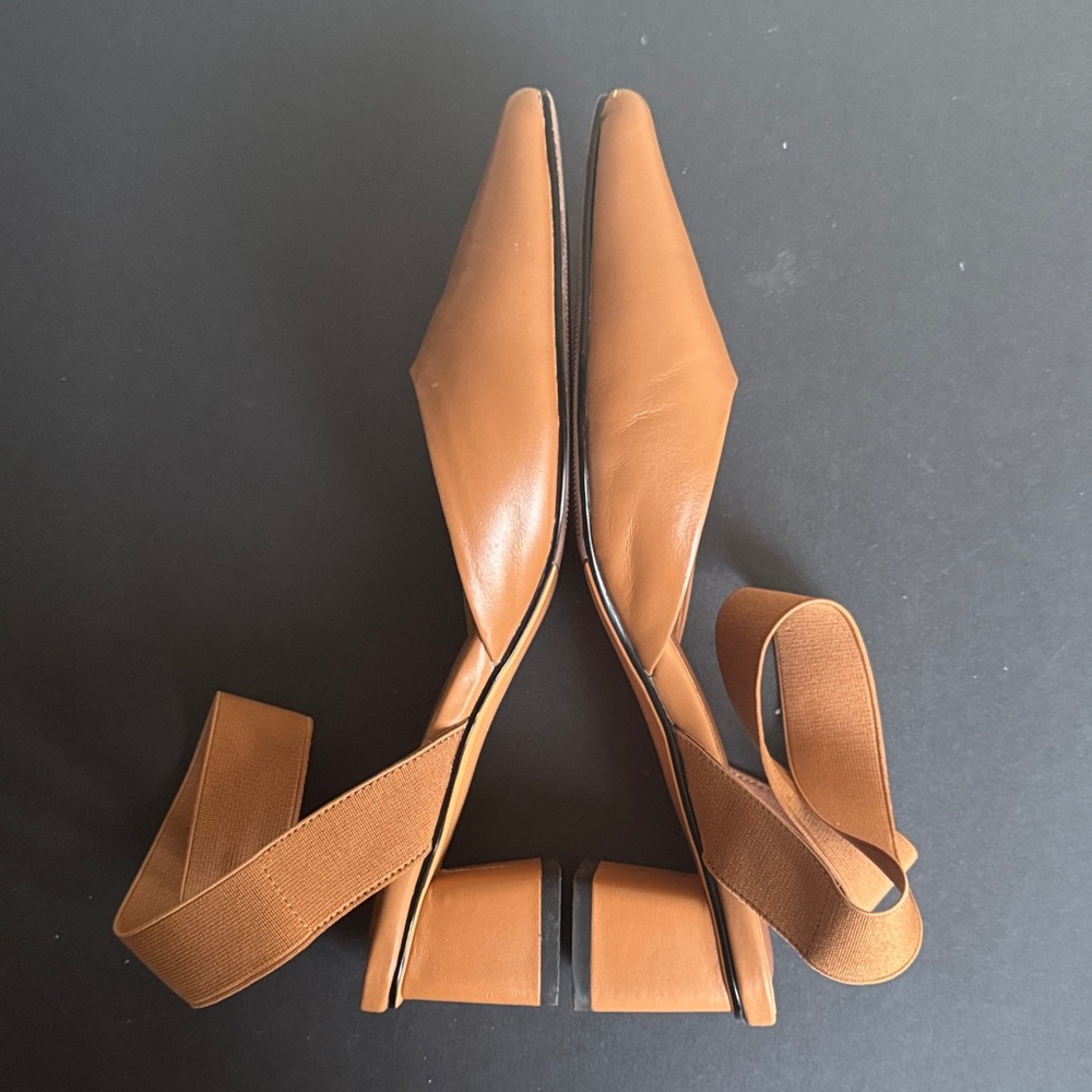 RolisaStyle Lanna Cross Strap Leather Pumps - Picture 5 of 11